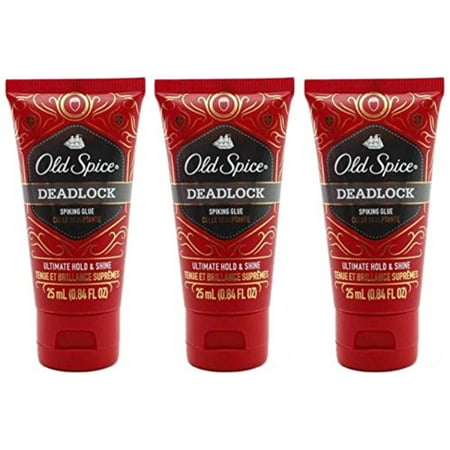 Old Spice Deadlock Spiking Glue, Travel Size, .84 Ounces / 25 Ml (Pack of