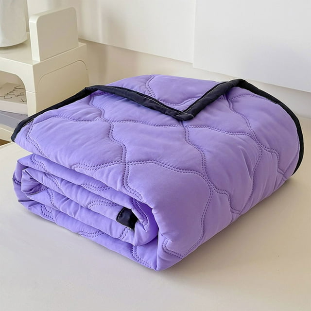 Couette d'Été pour Climatisation, Couette Mince en Soie Glacée à Sensation de Fraîcheur, Lavable, Régulation de la Température, Respirante, Polyvalente
