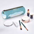 thumbnail image 2 of Disketp Bathtub with Soap Bubbles Estuche Organizador de Lápices de Cuero, Estuche de Oficina con Cremallera para Bolígrafo y Lápiz, 2 of 6