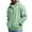 Green, variant on Tmtolofot Waffle Knit Hoodies for Men Full Zip Hooded Sweatshirts with Pockets Loose Ribbed Pullover Tops Casual Athletic Cardigan Outdoor Workout Loungewear Gray M