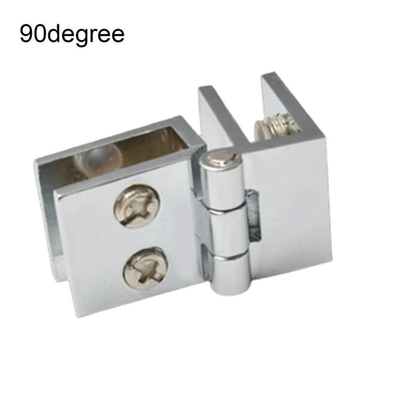 Funie 0/90/180 Degree Glass Hinge Easy to Install Door Hardware Glass Cabinet Door Hinge for Glass Door