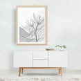 thumbnail image 3 of Delicate Flower Line Art - Line Drawing Line Art Minimalist Black and White Floral Abstract Botanical Modern Art Unframed Wall Art Print 22 x 28 inches, 3 of 4