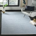 thumbnail image 2 of SAFAVIEH Montauk Crystal Geometric Cotton Area Rug, Blue/Ivory, 6' x 6' Square, 2 of 8