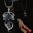thumbnail image 1 of Koszal Mode Renard Pendentif Strass Incrusté Collier Femmes Pull Chaîne Bijoux Cadeau, 1 of 7
