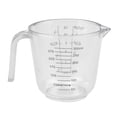 thumbnail image 1 of UPOUART Measuring Cup 300ml Acrylic Transparent Spout Design 1Pcs, 1 of 8