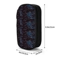 thumbnail image 4 of XMXY Universe Space Sparkle Stars Large Capacity Pencil Case, Portable Pencil Bags with Compartments Zipper Black, 4 of 7