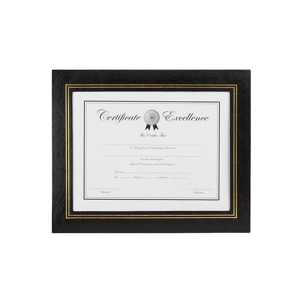 Staples Plastic Certificate Frames 2/Pack (53120CC/18382) 810919