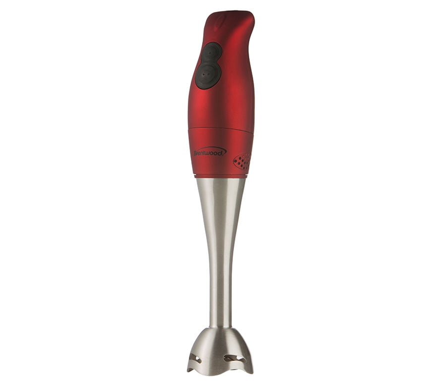 Brentwood 2Speed Softgrip Immersion Blender, Red