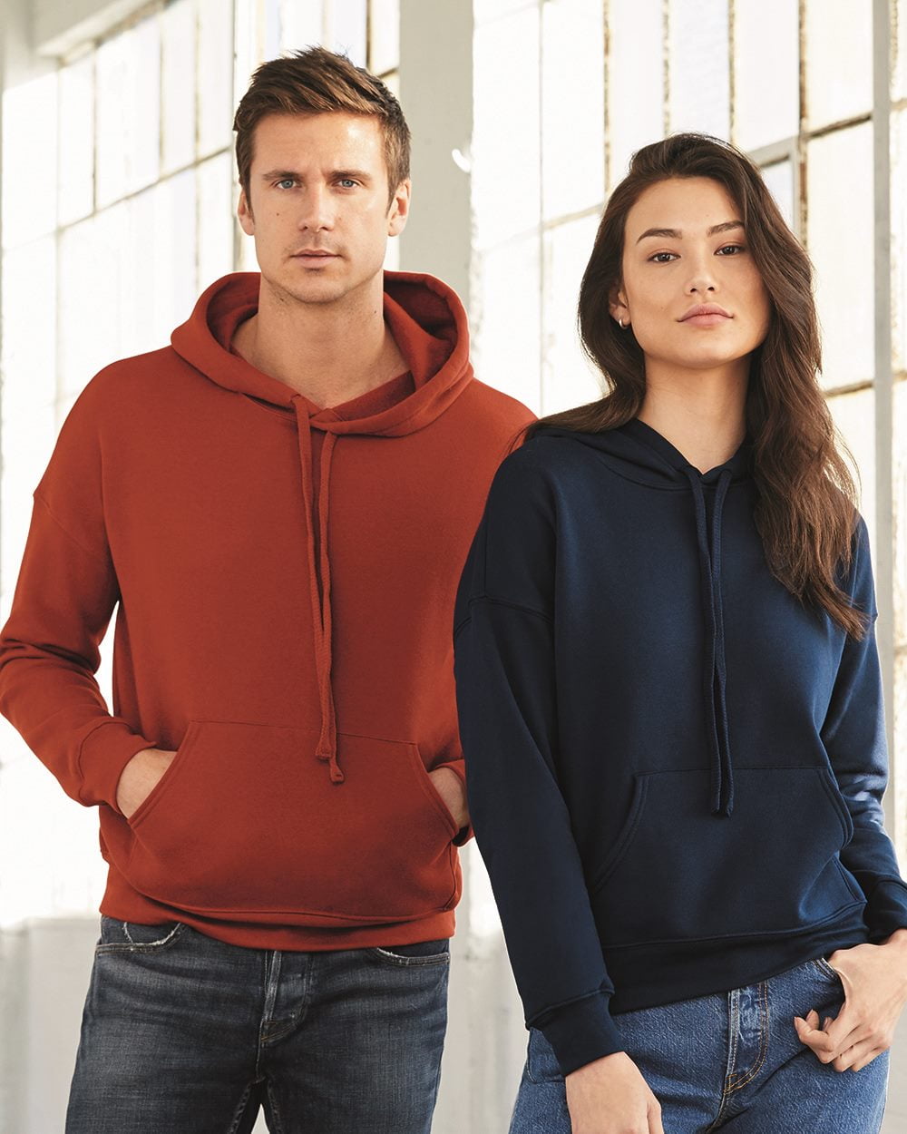 bella canvas unisex sponge fleece drop shoulder sweatshirt