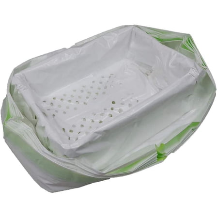 Unscented Durable Drawstring Leak-Proof Poop Filter Replacement Disposable Sifting Liners Cat Litter Box Trash Bag Waste Bag 79 X 46CM