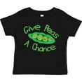 thumbnail image 3 of Inktastic Give Peas a Chance. Boys or Girls Toddler T-Shirt, 3 of 5