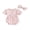 Pink, variant on Bslissey Baby Girls Summer Romper Daisy Print Short Sleeve Jumpsuit Newborn Infant Cute Bodysuit with Bow Headband 3M 6M 9M 12M 18M