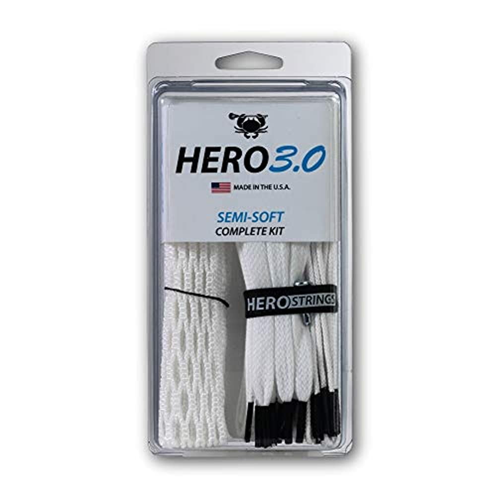 ECD Lacrosse Hero 3.0 Complete Kit Lacrosse Mesh and HeroStrings 