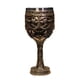 thumbnail image 5 of Vaso de vino Macarena acero inoxidable Vintage Medieval marrón para decoración de boda, 5 of 8