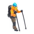 thumbnail image 2 of Figuras de personas trepadoras de resina a escala 1/64, modelos en miniatura, personas diminutas para arena Naranja, 2 of 9