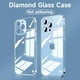 thumbnail image 2 of Funda de cristal templado de diamante transparente de lujo para iPhone 14 Plus 13 12 11 Pro Max Mini funda de silicona suave a prueba de golpes Tan Jianjun unisex, 2 of 2