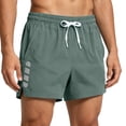thumbnail image 3 of Mens Running Shorts 3" Quick Dry Elastic Waist Reflective Strip with Pockets Short Pants Fathers Gifts, 3 of 6