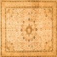 thumbnail image 1 of Ahgly Company Indoor Square Medallion Orange Traditional Area Rugs, 3' Square, 1 of 1