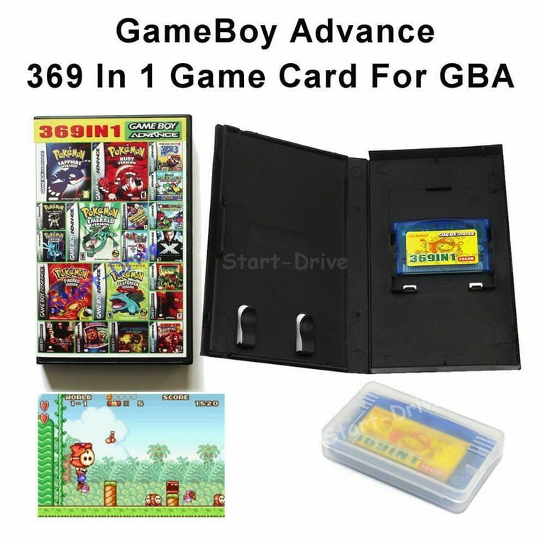369 in 1 Game Boy Advance - Game Cartridge - Walmart.com