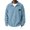 Blue, variant on GrmtClth Mens Sweatshirt Long Sleeve Quarter Zip Corduroy Pullover Stand Collar Casual Workout Golf Tops Ginger M