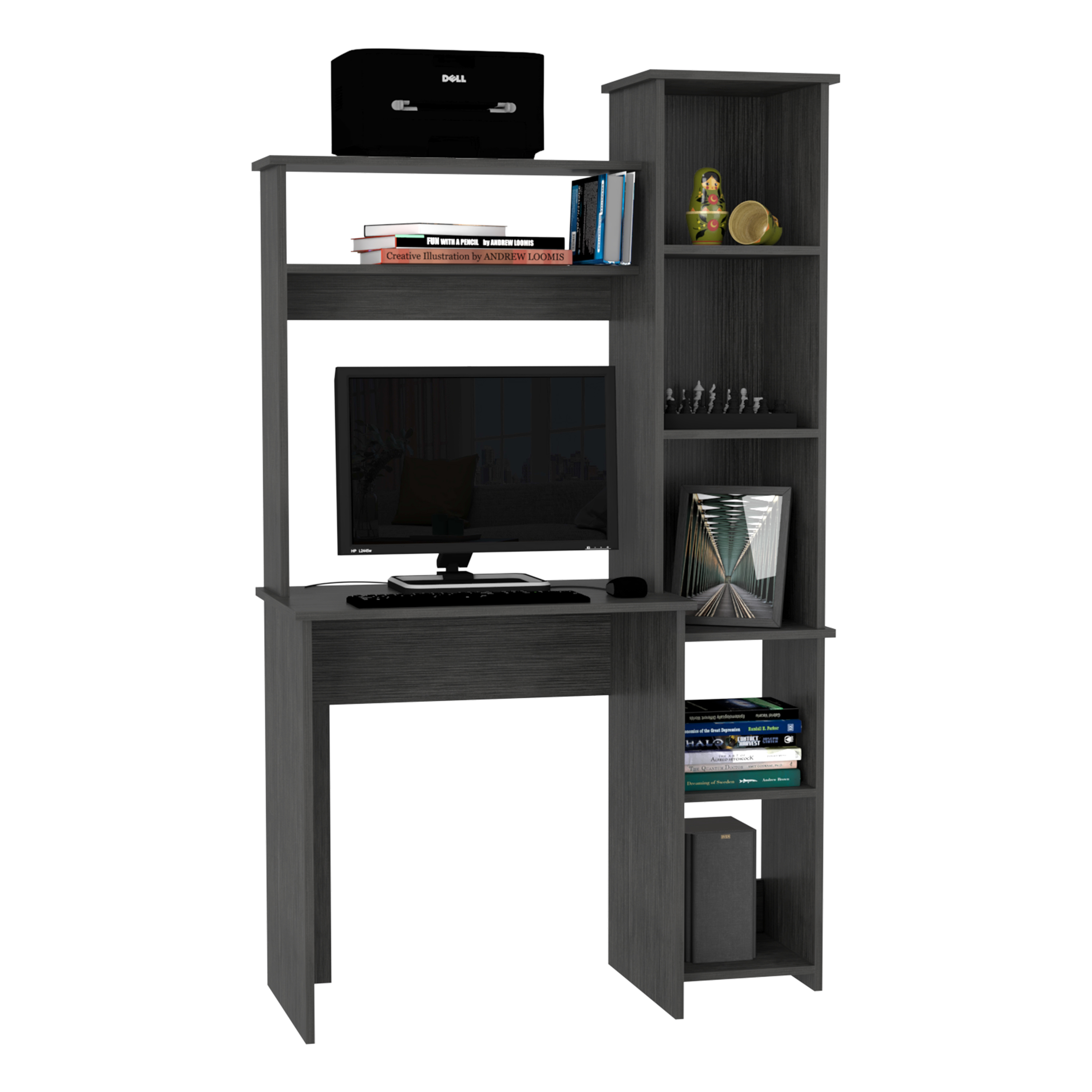 Desk Logan Five Cubbies