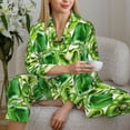 thumbnail image 6 of Pajamas for Women Set - Bell Pepper funny Comfy Long Sleeve Button Up Pajama Sets for Women 2 Piece, Soft Sleepwear Nightwear Pjs Lounge Sets for Women with Pockets, 6 of 6