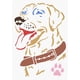 thumbnail image 1 of Plantilla de perro Labrador de 11,7 x 8,3 pulgadas. Plantilla reutilizable para pintar la cara de un Labrador., 1 of 8