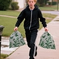 thumbnail image 6 of 1 Pack Rosemary Scented Heavy Duty Drawstring Bags, Tear-Resistant Large Kitchen Garbage Bags with Carry Handles, Leak-Resistant Fresh Scent , Easy Dispensing Roll, Home and Kitchen Use, 6 of 7