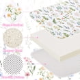 thumbnail image 5 of FRAMICS Watercolor Floral Shower Curtain Sets with Rugs, Colorful Wildflower Bathroom Sets with Hooks, Waterproof Fabric Bathroom Curtains, Machine Washable, 5 of 10