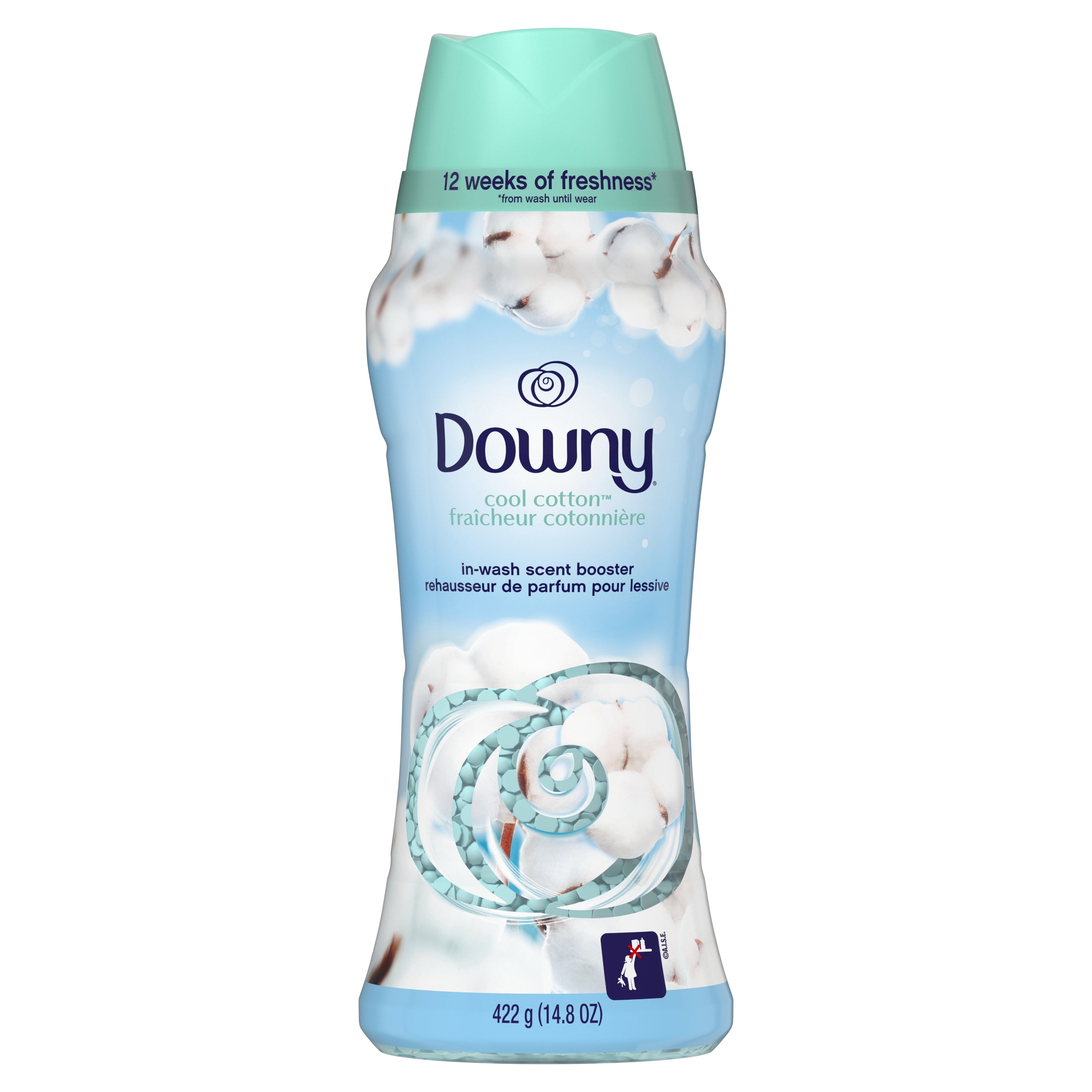 Downy InWash Scent Booster Beads, Cool Cotton, 14.8 oz