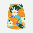 thumbnail image 5 of LNWH Abstract Floral Oranges Art Pattern Dog Clothes, Breathable Warm Cotton Pet Clothes XX-Large, 5 of 8