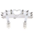 thumbnail image 1 of Minnieouse Arnés de cuero de imitación de corazón Harajuku para mujer Accesorios de disfraces Blanco Minnieouse FS5474-01, 1 of 5