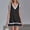 Black, variant on Women's Sleeveless Casual Dress Round Neck Solid Color Summer Spring Everyday Wear