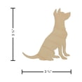 thumbnail image 3 of Essentials By Leisure Arts Arts Flat Wood Shape 24pc Dog, 3 of 3