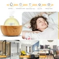 thumbnail image 4 of DAROMA Glass Essential Oil Diffuser, 200ml Real Wood Base, The 2022 Upgrade. Ultrasonic Aromatherapy Scent Air Nebulizing Room Humidifier Home Office Gift, 4 of 8