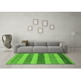 thumbnail image 3 of Ahgly Company Indoor Rectangle Oriental Green Modern Area Rugs, 2' x 4', 3 of 4