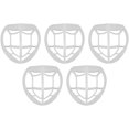 thumbnail image 1 of Support de Masque 3D, Lot de 5 Supports de Masque Réutilisables pour Protection des Rouges à Lèvres, Support Respirant de Sécurité, Améliore l'Espace Respiratoire, 1 of 7