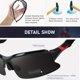 thumbnail image 4 of Men's Fashion Casual Sports Professional UV 400 Polarized Glasses For Cycling Golf Fishing Running, 4 of 5