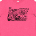 thumbnail image 4 of Inktastic Oregon Word Salad- State Outline Youth T-Shirt, 4 of 5