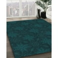 thumbnail image 2 of Ahgly Company Indoor Rectangle Patterned Teal Green Area Rugs, 8' x 10', 2 of 6