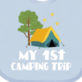thumbnail image 4 of Inktastic My 1st Camping Trip Boys or Girls Baby Bib, 4 of 4