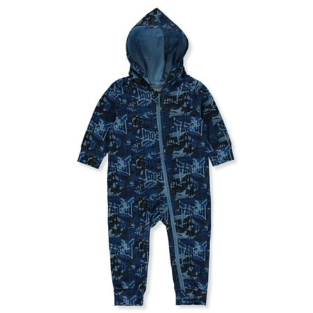 

Tapout Baby Boys Stencil Footed Coveralls - blue 3 - 6 months (Newborn)