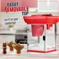 thumbnail image 4 of Nostalgia Coca-Cola Snow Cone Maker, 48-Inch Shaved Ice Machine and Snow Cone Maker Cart, Red, 4 of 5
