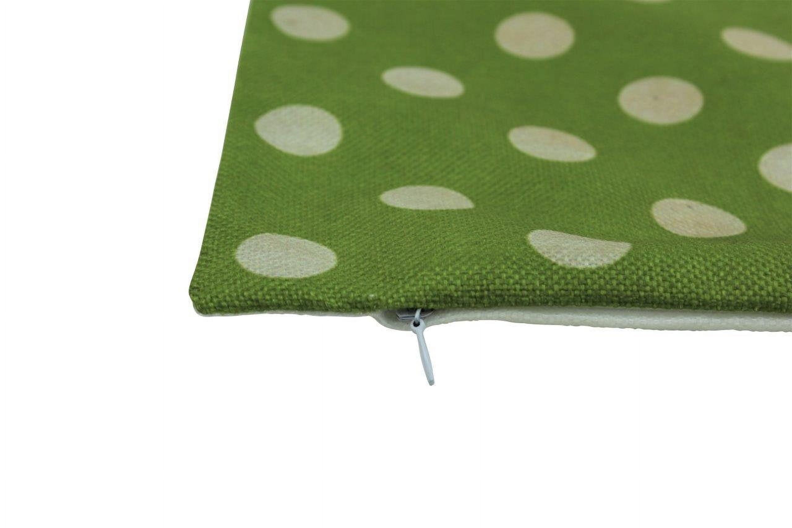Green and white Polka Dots | Pillow Cover | Solid Accent Pillows | Polka Dot Pillow |  Best Place for Throw Pillows | Green Throw Pillows