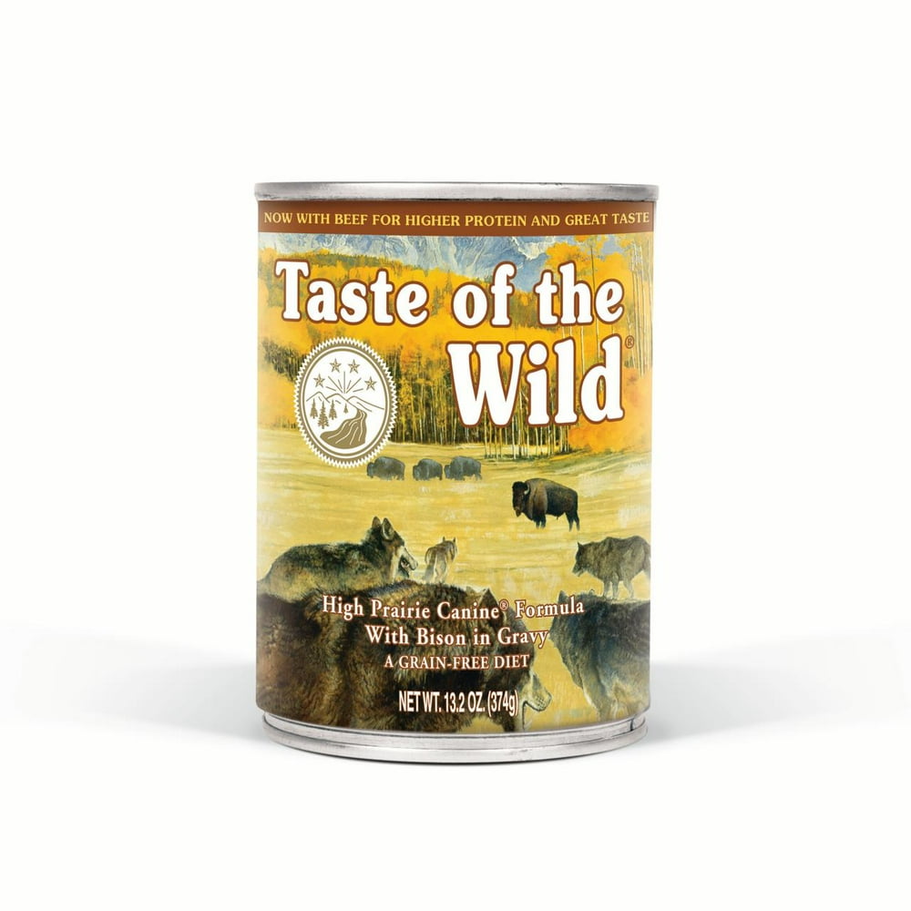Taste of the Wild High Prairie GrainFree Wet Canned Dog Food with