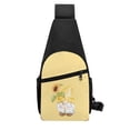 thumbnail image 3 of Disketp Sling Backpack,Multipurpose Crossbody Shoulder Bag Travel Hiking Daypack-Sunflower Gnomes5, 3 of 6