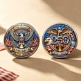 thumbnail image 2 of 37jewelry, 1 Gold American 250th Anniversary Commemorative Coins, Patriotic Challenge Item, 1.57-in Double-Sided Design Souvenir Gift, 2 of 6