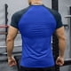 thumbnail image 4 of pstuiky camisetas para hombre, Blusas deportivas informales de verano para hombre, de manga corta, color liso, con cuello en V camisetas de hombre m, 4 of 5
