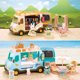 thumbnail image 2 of School Bus Book Shelf 1/12 Dollhouse Forest Family Ice Cream Sales Vehicle Miniature Furniture For Girl Play House Birthday Gift, 2 of 5