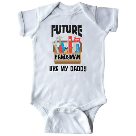 

Inktastic Future Handyman Like Daddy Gift Baby Boy Bodysuit